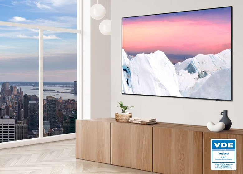 Tivi Samsung 65 inch 4K - Màn hình được tối ưu để bảo vệ mắt