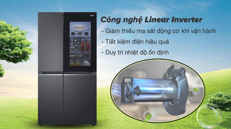 Tủ lạnh LG side by side - Công nghệ tiết kiệm điện