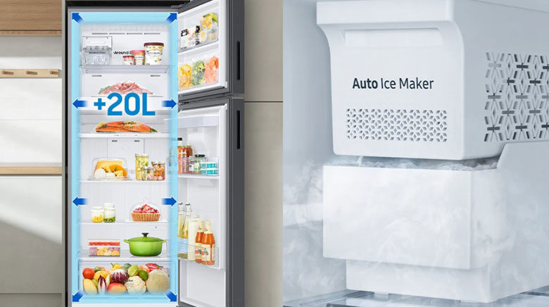 Tủ lạnh Samsung Bespoke - Tiện ích hữu dụng