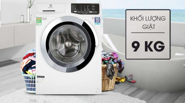 Máy giặt Electrolux - Khối lượng giặt 9kg