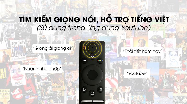 Chiếc One Remote thế hệ mới hỗ trợ tìm kiếm giọng nói tiếng Việt trong ứng dụng Youtube tiện lợi