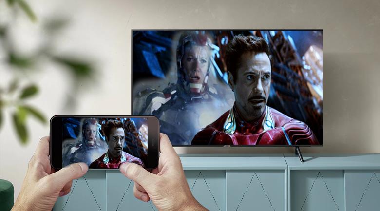 Chiếu màn hình điện thoại lên tivi Samsung nhờ Screen Mirroring