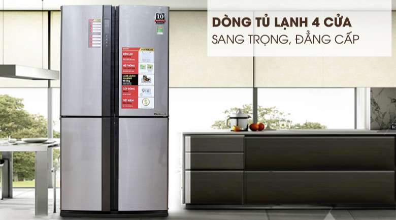 Tủ lạnh Sharp SJ-FX630V-ST - Thiết kế lịch lãm, sáng tạo