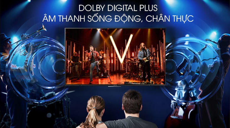 Trải nghiệm âm thanh vòm sống động nhờ công nghệ Dolby Digital Plus