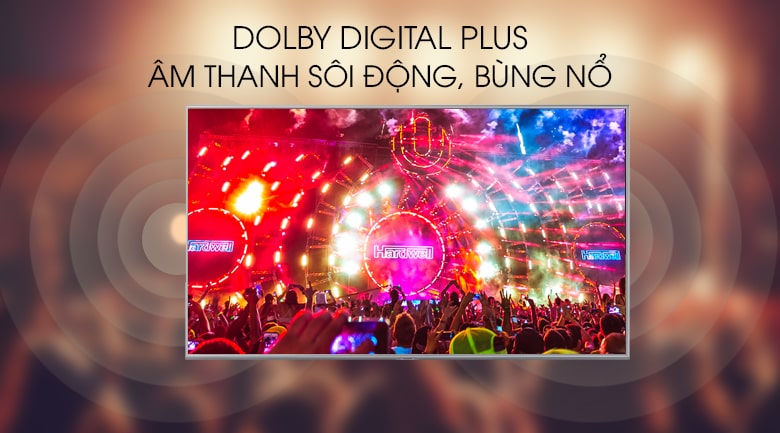 Âm thanh lan tỏa khắp căn phòng nhờ Dolby Digital Plus