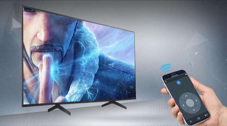 Tivi Sony 55 inch 7500H - Điều khiển tivi bằng điện thoại đơn giản với ứng dụng Android TV