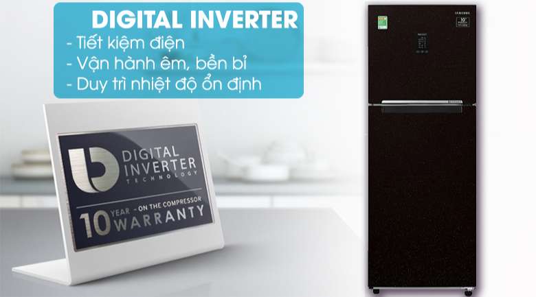 Tủ lạnh Samsung RT29K5532BY/SV - Vận hành êm ái, tiết kiệm điện năng nhờ công nghệ Digital Inverter