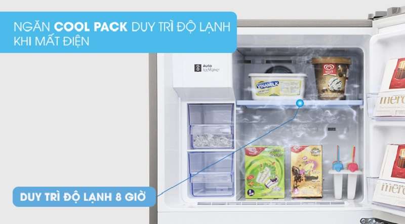 Tủ lạnh Samsung 2 dàn lạnh riêng biệt - Không còn lo ngại về vấn đề mất điện với ngăn giữ nhiệt Cool Pack