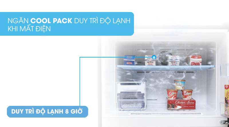 Tủ lạnh Samsung inverter - Giúp bảo quản thực phẩm đến 8 tiếng khi mất điện nhờ công nghệ Mr.CoolPack