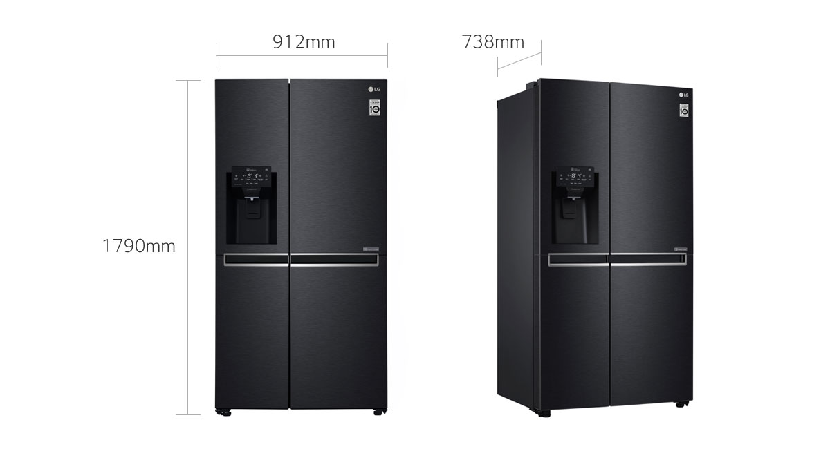 Thông số kỹ thuật chi tiết Tủ lạnh LG Inverter 601 lít GR-D247MC