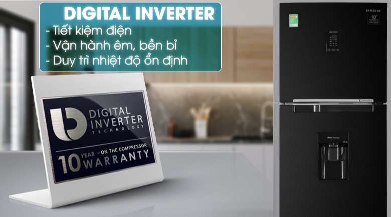 Tủ lạnh Samsung 319 lít - Tiết kiệm điện năng, vận hành êm ái với công nghệ Digital Inverter