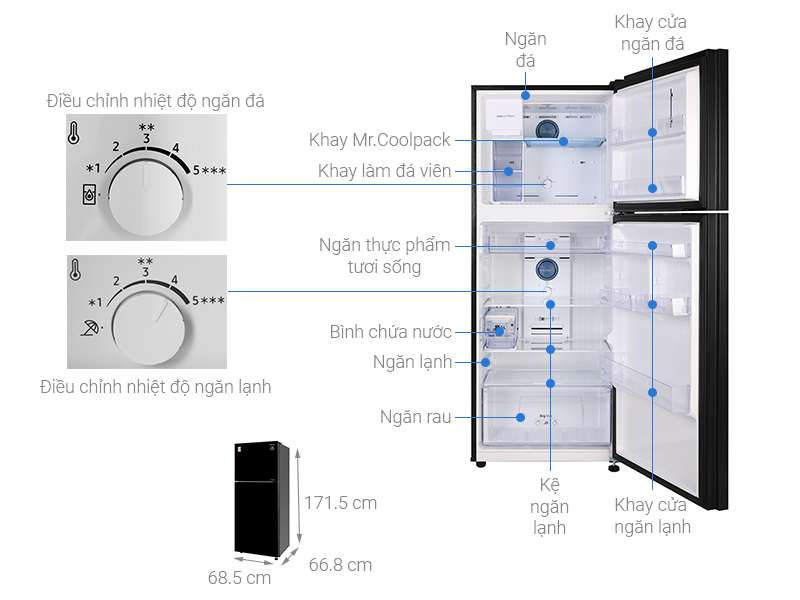 Tủ lạnh Samsung Inverter 360 lít RT35K50822C/SV Mới 2020