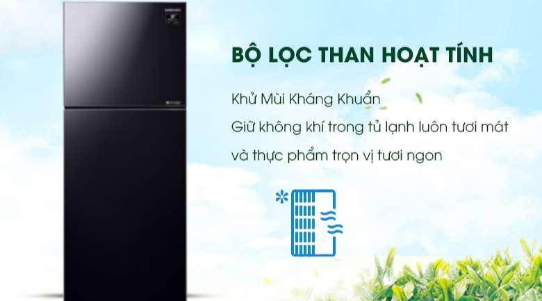 Tủ lạnh Samsung 360 lít - Kháng khuẩn, khử mùi hiệu quả với bộ lọc than hoạt tính