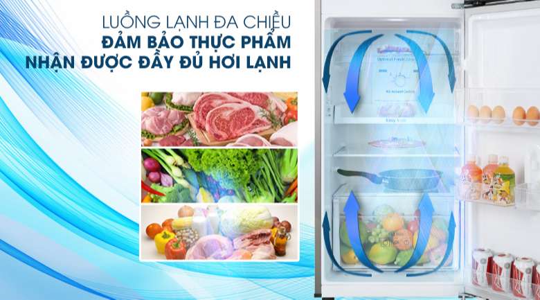 Tủ lạnh Samsung 2020 - Hơi lạnh lan tỏa đều khắp tủ với công nghệ làm lạnh vòm
