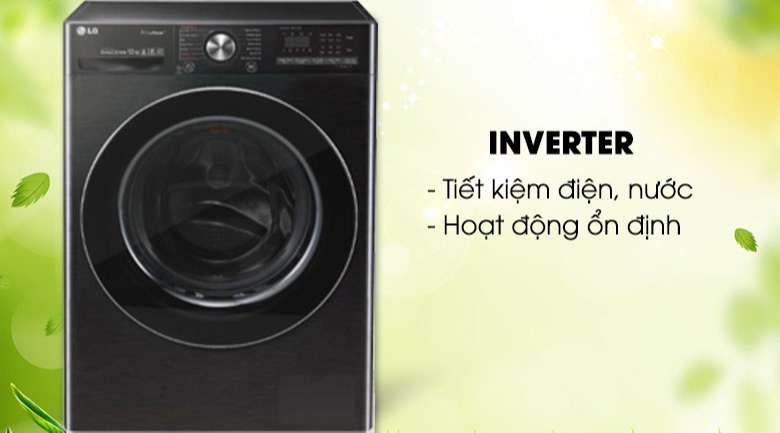 Máy giặt LG inverter - Công nghệ Inverter tiết kiệm điện, nước hiệu quả