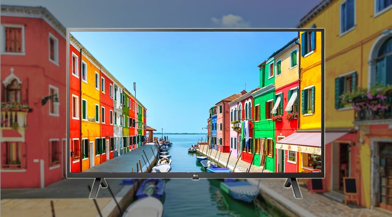 Tivi LG 43 inch hình ảnh nét, màu sắc tự nhiên, độ tương phản tốt hơn nhờ công nghệ HDR