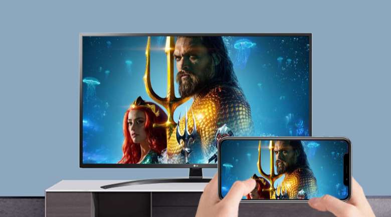 Tivi LG 2020 - Trình chiếu màn hình điện thoại Android, Iphone lên tivi bằng tính năng Screen Mirroring, AirPlay 2