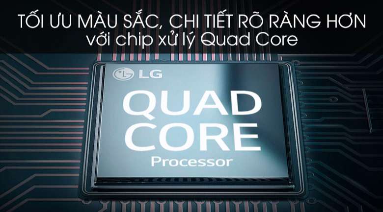 65UN7400PTA - Chất lượng hình ảnh được tối ưu hóa với bộ xử lý Quad Core