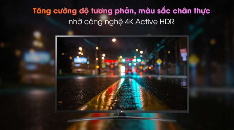Tivi LG 65 inch 2020 - Nâng cấp nội dung chưa đạt chuẩn HDR lên gần chuẩn HDR  với công nghệ 4K Active HDR
