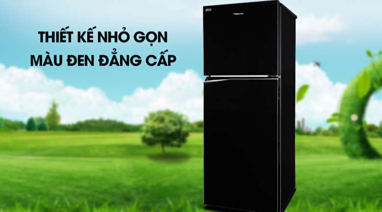 Tủ lạnh Panasonic NR-BL300PKVN mang đến vẻ đẹp sang trọng và đẳng cấp với sắc đen mạnh mẽ