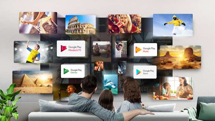 Tivi 4K TCL - Hệ điều hành Android TV
