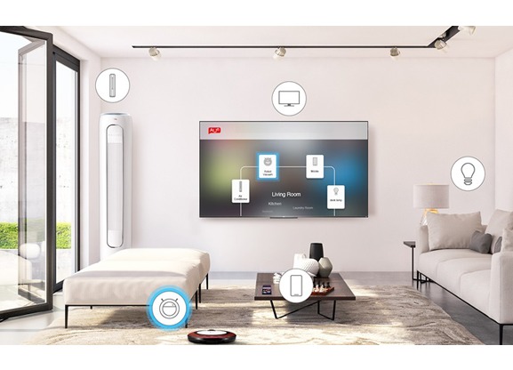 Tivi TCL 4K - Kiểm soát các thiết bị thông minh trong nhà dễ dàng với TCL AI-IN