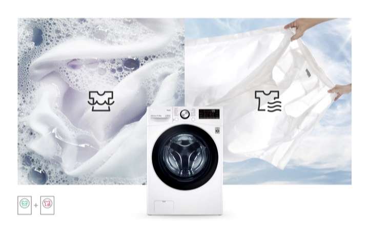 LG F2515RTGW - Máy giặt và sấy tích hợp trong một