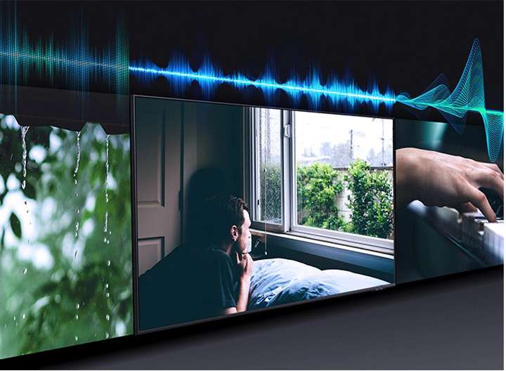 Tivi Samsung 55 inch QA55Q60A - Công Nghệ Adaptive Sound