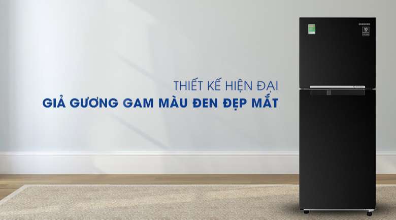 Tủ lạnh Samsung 2 cánh - Kiểu dáng sang trọng làm nổi bật căn bếp cùng dung tích 208 lít phù hợp cho gia đình từ 2 đến 3 người