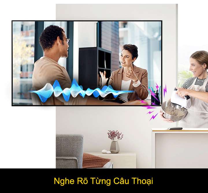 Tivi Samsung QLED - Công Nghệ Active Voice Amplifier (AVA)