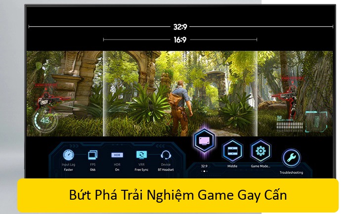 Tivi Samsung 2021 - Tính Năng Super Ultrawide GameView & Game Bar