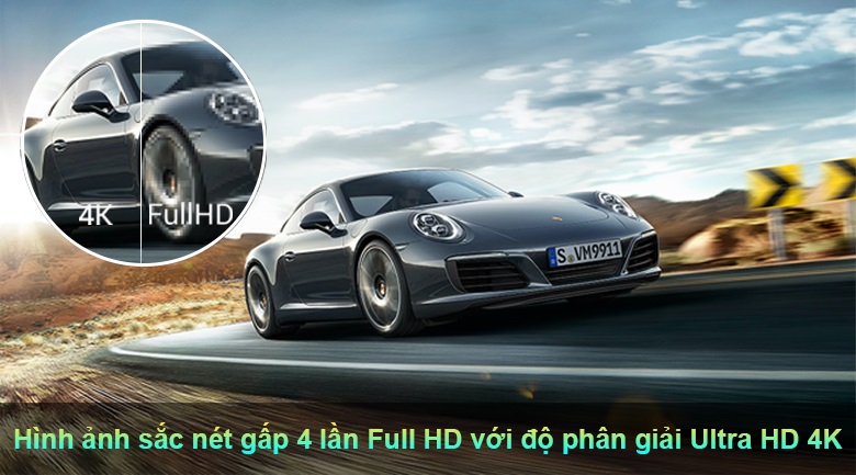LG 50UP7550PTC - Hình ảnh sắc nét gấp 4 lần Full HD nhờ độ phân giải Ultra HD 4K với 8,3 triệu điểm ảnh