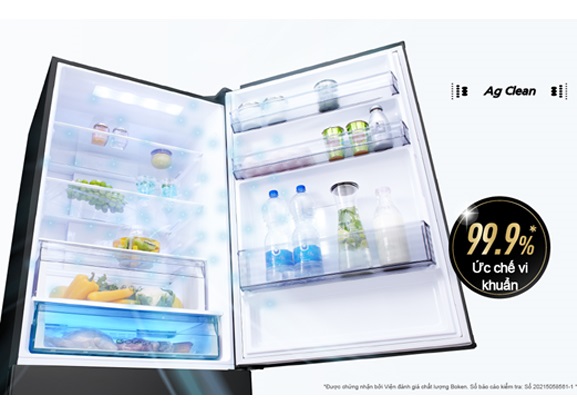 NR-BX471GKVN - Giữ không khí trong tủ lạnh luôn sạch sẽ bằng công nghệ kháng khuẩn Ag Clean