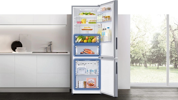 Tủ lạnh Samsung làm đá tự động - Ngăn Đông, Ngăn Đông Mềm, Ngăn Rau Củ Dung Tích Lớn