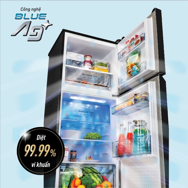 Tủ lạnh Panasonic NR-TL351GPKV công nghệ Blue Ag+