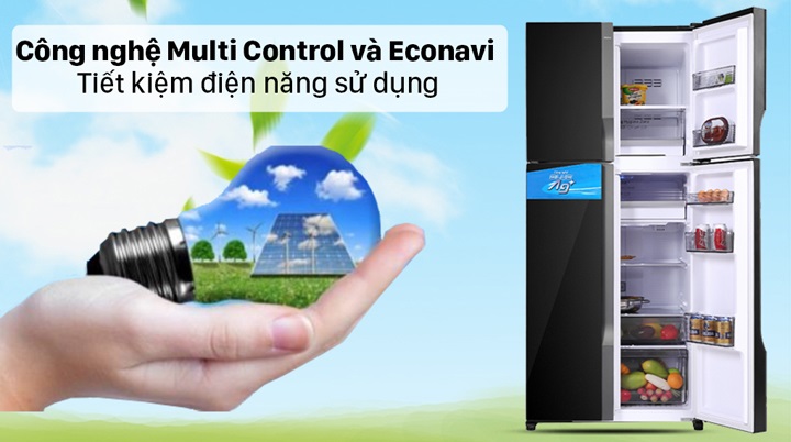 Tủ lạnh Panasonic inverter - Tiết kiệm năng lượng nhờ công nghệ Multi Control và cảm biến Econavi