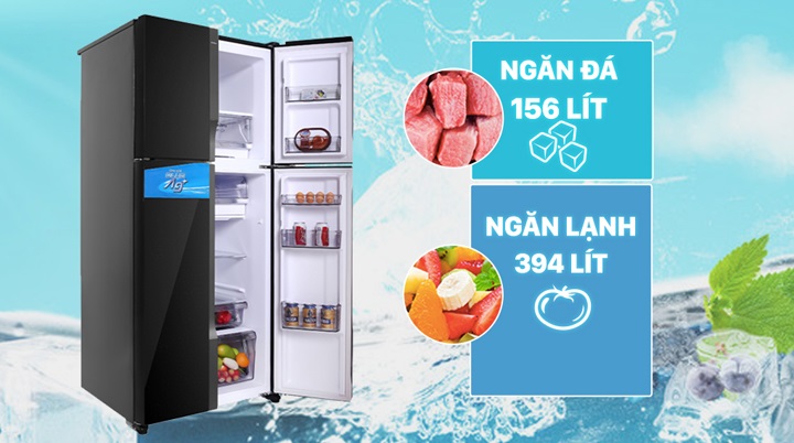 Tủ lạnh Panasonic ngăn đá trên - Dung tích 550 lít phù hợp cho gia đình từ 4 – 5 người