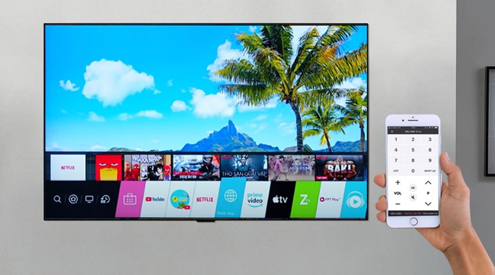 Tivi LG 2021 - Điều khiển tivi  bằng điện thoại dễ dàng với LG TV Plus