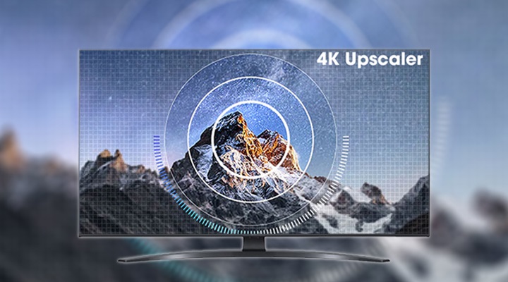 75UP7800PTB - Nâng cấp chất lượng hình ảnh lên gần chuẩn 4K nhất nhờ công nghệ 4K Upscaler và  Image Enhancing