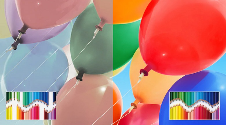 Tivi 65 inch Sony - Trải nghiệm thế giới đầy màu sắc qua màn hình tivi với dải mài cực rộng Triluminos PRO