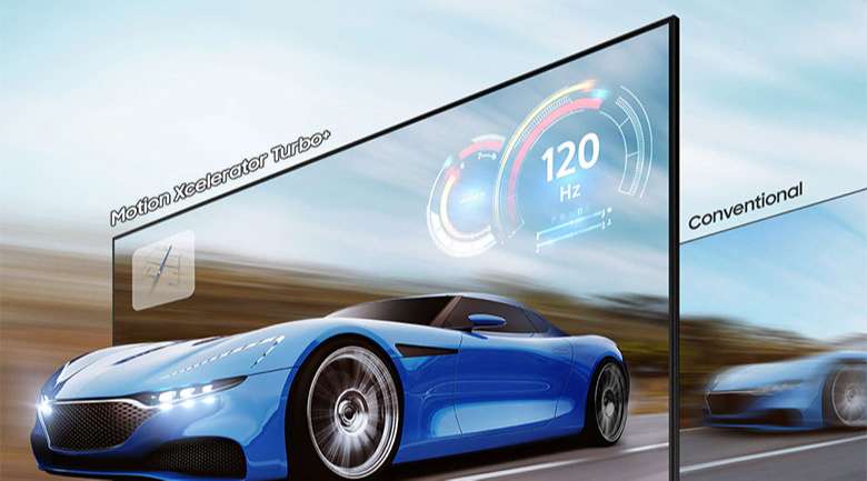Tivi 50 inch Samsung 4K - Chơi game, xem phim cực đã với công nghệ Motion Xcelerator Turbo+