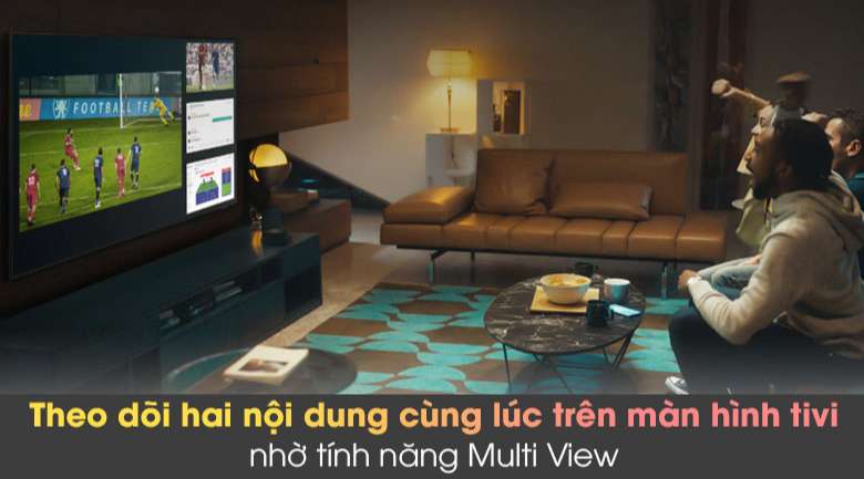 Tivi Khung Tranh Samsung - Theo dõi nhiều nội dung cùng lúc với tính năng Multi View
