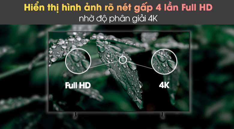 QA50LS03A - Hiển thị hình ảnh rõ nét gấp 4 lần Full HD nhờ độ phân giải 4K