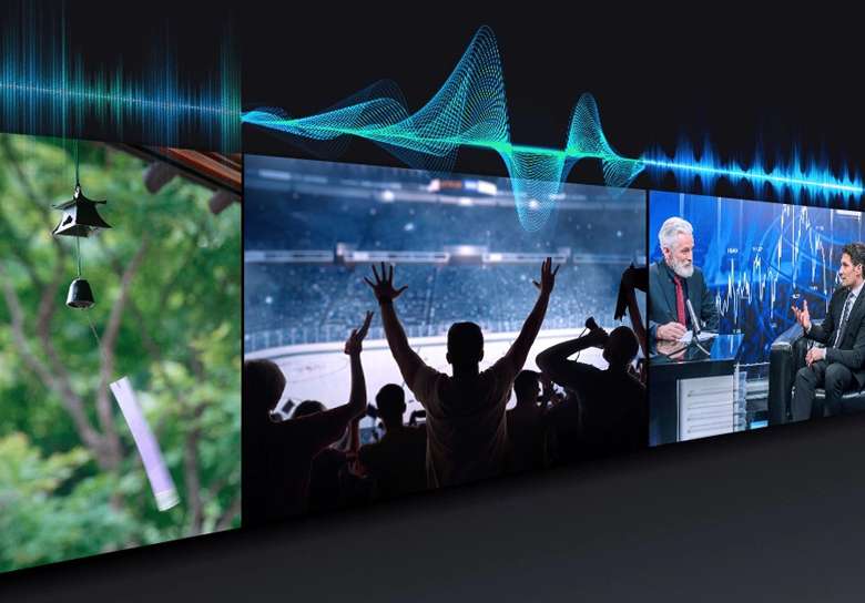 Smart tivi Samsung 4K 55 inch - Công nghệ Adaptive Sound