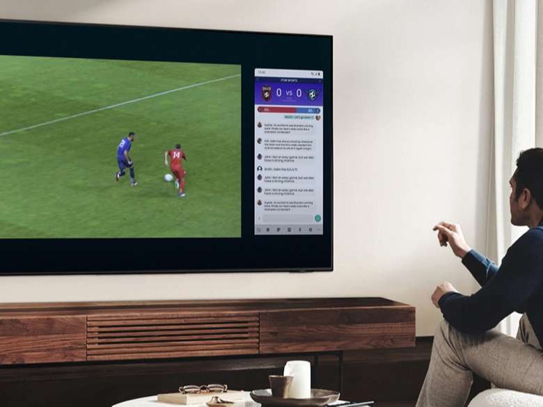 Smart tivi Samsung 55 inch 4K - Tính năng Multi view - Hiển thị đa màn hình