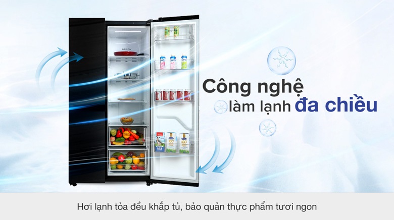 Tủ lạnh LG 649 lít GR-B257WB - Công nghệ làm lạnh 