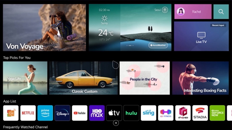 Tivi LG 4K 55 inch 55UQ8000PSC - Hệ điều hành