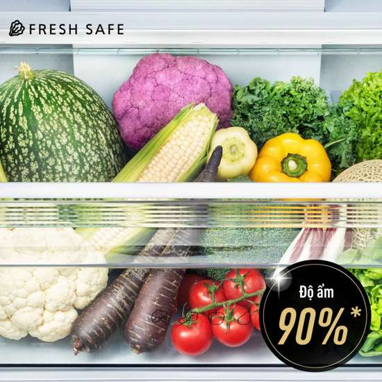 Tủ lạnh Panasonic inverter - Duy trì độ ẩm giúp rau củ quả tươi ngon