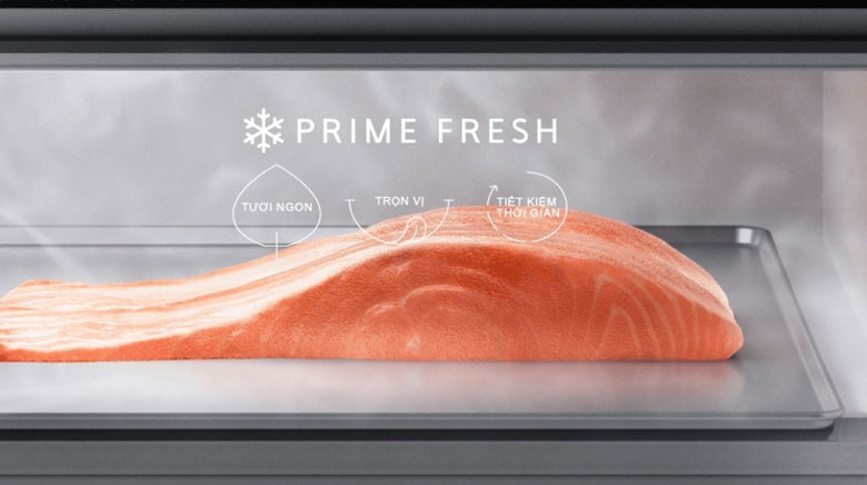 NR-YW590YHHV - Ngăn cấp đông mềm Prime Fresh+ giữ thực phẩm tươi ngon đến 7 ngày