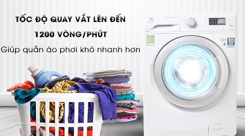 Máy giặt Electrolux 8 kg EWF12843 giá rẻ tại Điện Máy Đất Việt